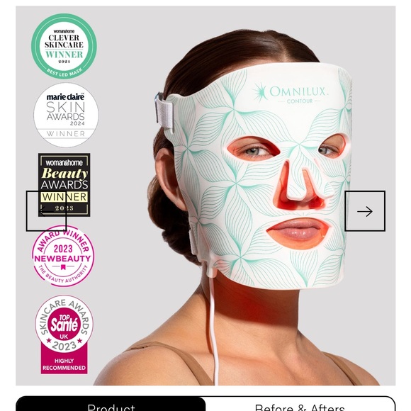 Omnilux Contour LED Face Mask - Picture 2 of 6